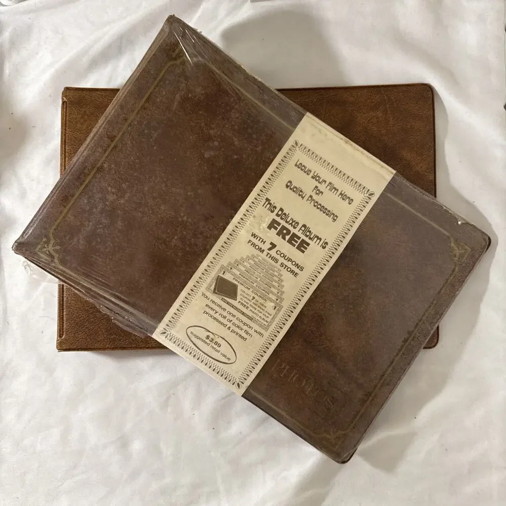 Lot Of 2 Vintage 20th Century Photo Album 13” x 9” x 1-1/2” - deluxe promotion